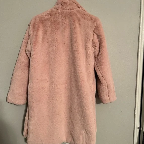 Pink teddy coat - Picture 3 of 10